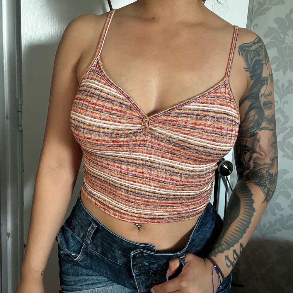 Striped Multicolor Women's Top